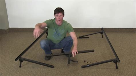 how to put together a metal bed frame king
